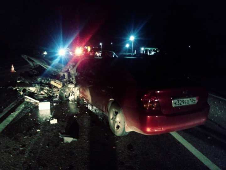 Тройное ДТП в Минусинском районе унесло жизнь одного из водителей